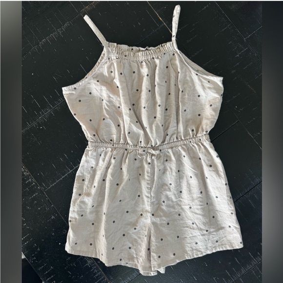 Girls Size 10/10A Polka Dot Kids Romper - Picture 2 of 9
